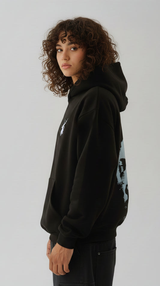 House of Dray " Desire" Black Oversize Hoodie