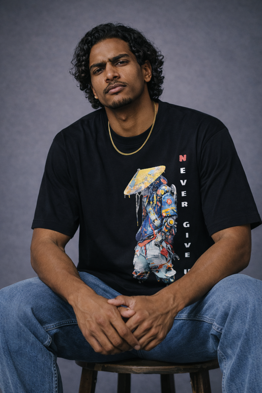 HOD Never Give Up Oversize Tshirt