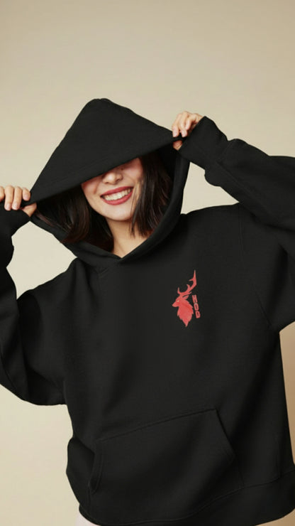 House of Dray "Tokyo Street" Black Oversize Hoodie