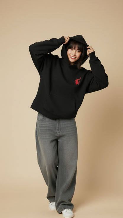 House of Dray "Tokyo Street" Black Oversize Hoodie