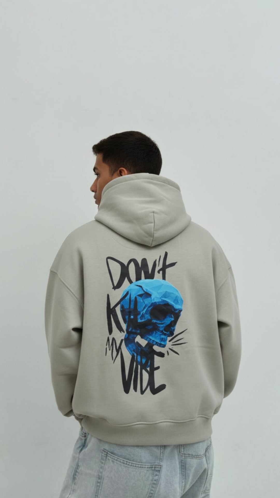 House of Dray "Vibe" Grey Oversize hoodie