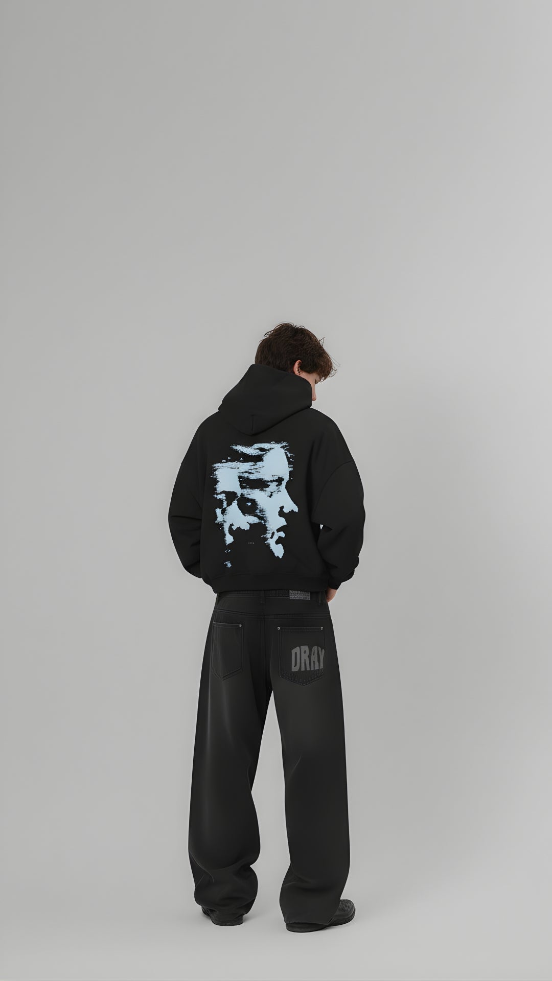 House of Dray " Desire" Black Oversize Hoodie