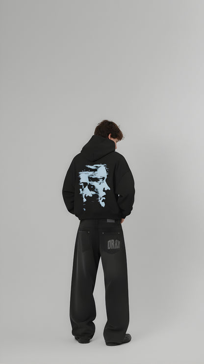 House of Dray " Desire" Black Oversize Hoodie
