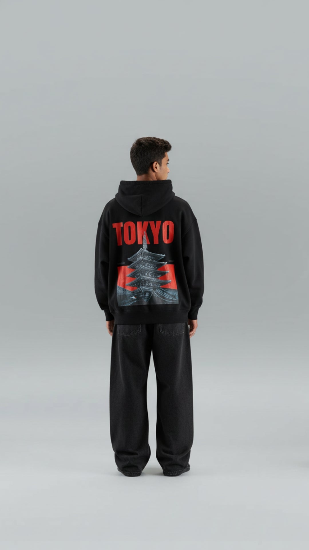House of Dray "Tokyo" Black Oversize Hoodie