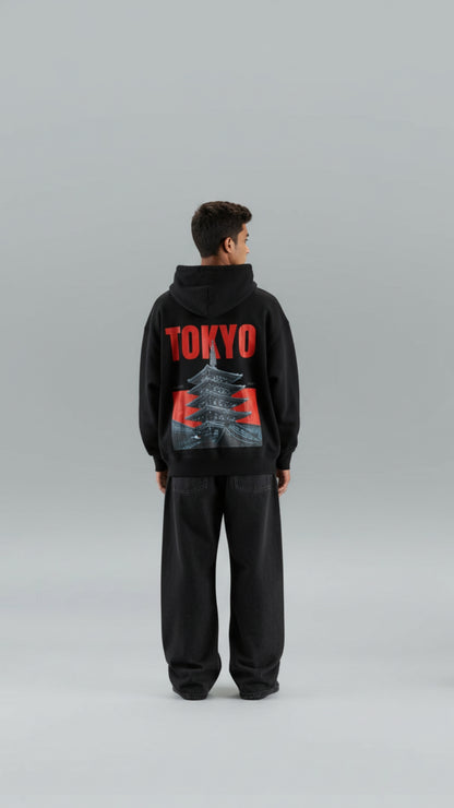 House of Dray "Tokyo" Black Oversize Hoodie