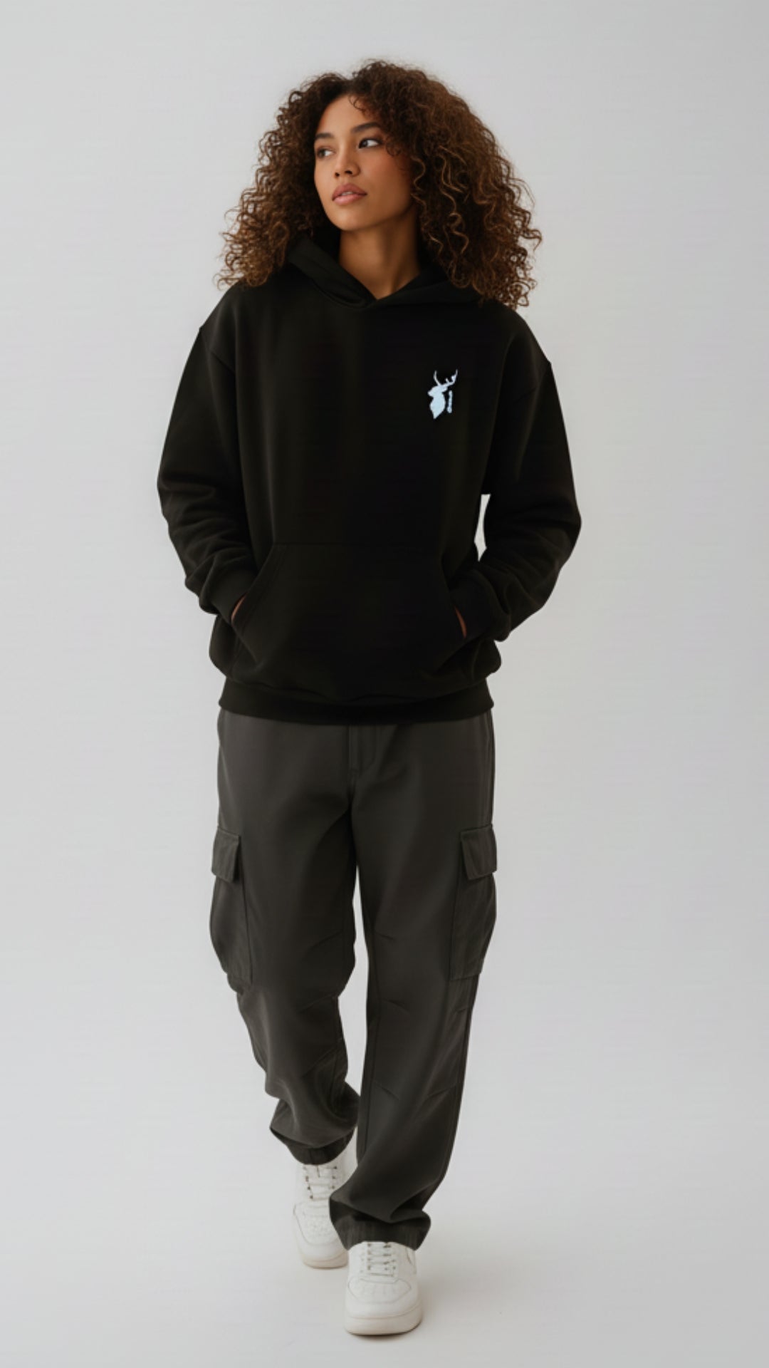 House of Dray " Desire" Black Oversize Hoodie