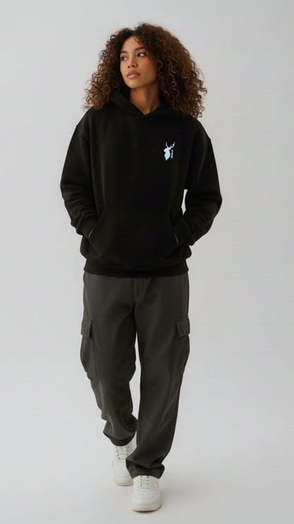 House of Dray " Desire" Black Oversize Hoodie