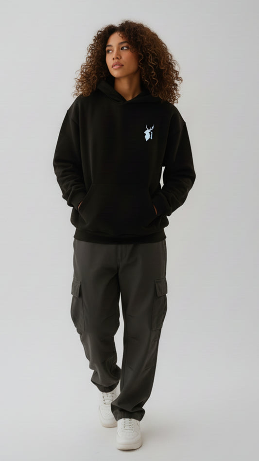 House of Dray " Desire" Black Oversize Hoodie