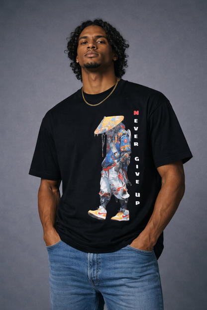 HOD Never Give Up Oversize Tshirt