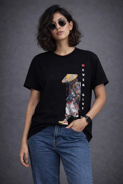 HOD Never Give Up Oversize Tshirt