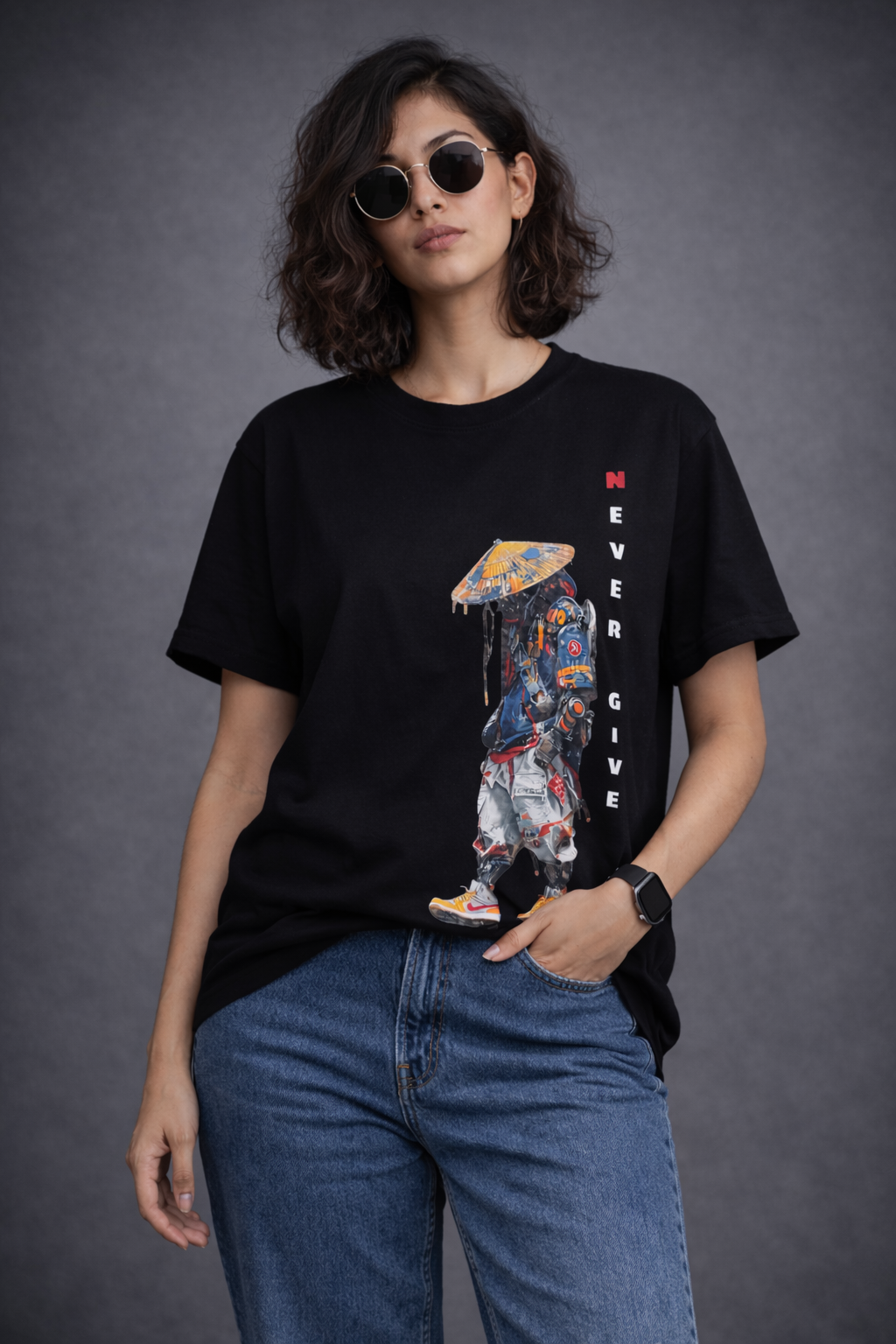 HOD Never Give Up Oversize Tshirt