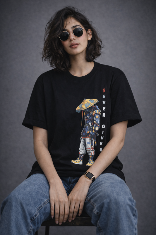 HOD Never Give Up Oversize Tshirt